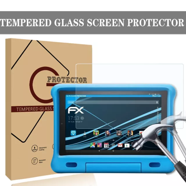 Tablet Tempered Glass Screen Protector Cover FOR Amazon Fire7 Kids/8 Kids/10 Kid