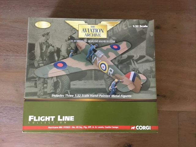 Corgi 35503 British MK I Hurricane A.G. Lewis & 3 Figures Battle Britain 1/32 Ne Corgi 35503 British MK I Hurricane A.G. Lewis & 3 Figures Battle Britain 1/32 Ne