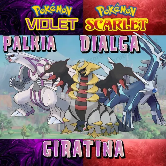 Shiny Giratina - 6IV - Griseous Core - Battle Ready - Pokemon Scarlet &  Violet