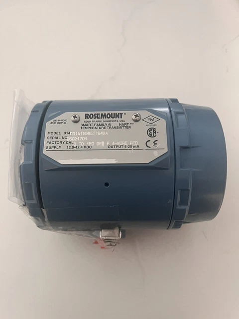 Rosemount Smart Family Temperature Transmitter 3144P D1a1e5m5t1q4xa