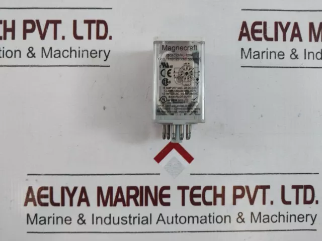 Schneider Electric Magnecraft 750XCXM4L-120A Relay 110/120VAC 50/60Hz 2
