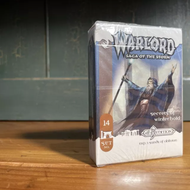 🌊⛰🌪🐉Warlord APS 14 Brom Frostbeard Dwarf Starter Deck Saga of the Storm CCG