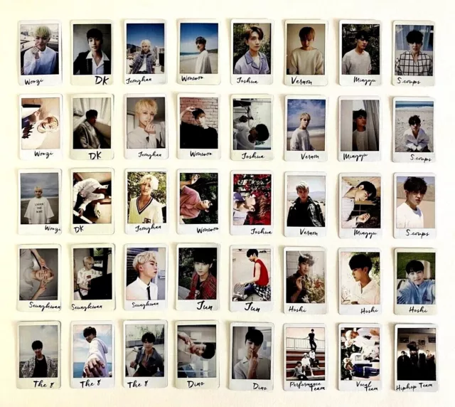 Seventeen 4th mini Album AL1 Al1 Official Photocard - Jeonghan Scoups DK ,etc..