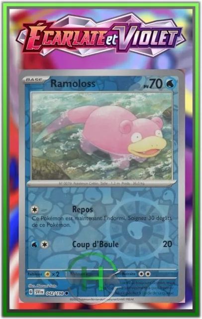 Ramoloss Reverse - EV1: Scarlet and Purple - 042/198 - Pokemon Card FR New