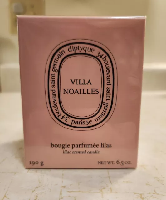 Diptyque Villa Noailles LILAS Lilac Candle 6.5oz/190g Brand New in Box