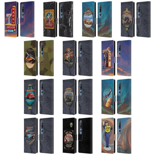Official Larry Grossman Retro Collection Leather Book Case For Xiaomi Phones