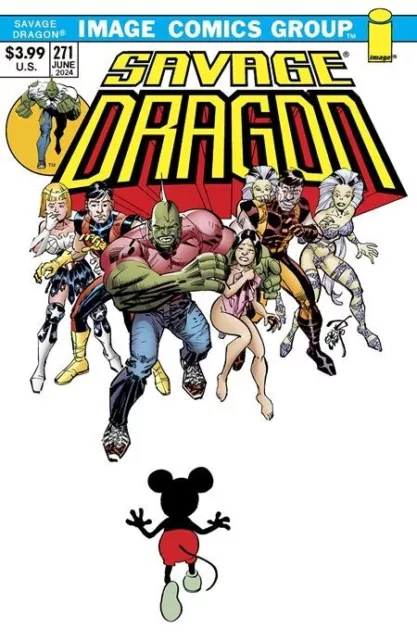 Savage Dragon #271 Cvr B Erik Larsen 70S Trade Dress Var (Mr) (Presale 6/19/24)