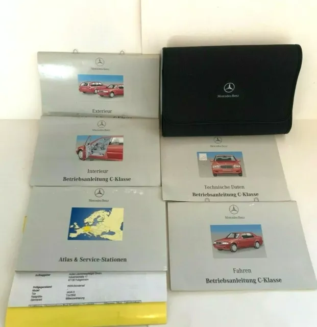 Mercedes Benz W202 C-Klasse Betriebsanleitung Handbuch Bordmappe von 1998