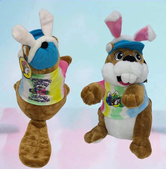 2023 EASTER BUCEES Plush Bucky The Beaver Stuffed Animal, 12 in Tall £