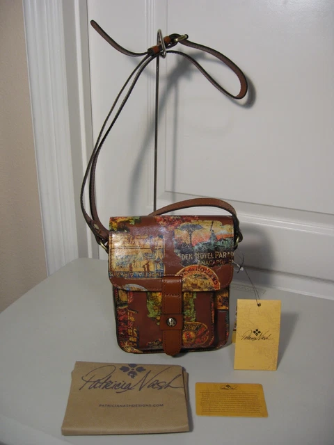 Patricia Nash Lari Cross/Body     Vintage Travel     Nwt