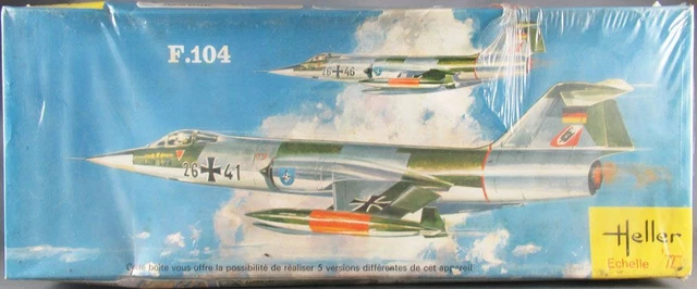 Heller - N°273 Lockheed F-104 G/TF.104 G Starfighter 1/72 Neuf Boite Cellophanée