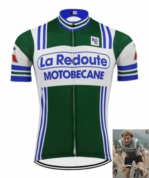 Maillot La Redoute Motobecane Cycliste Retro Vintage Cyclisme Tour France Vuelta