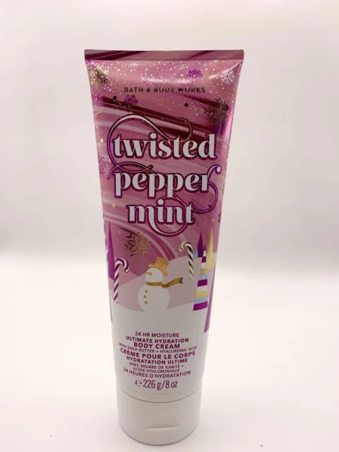 Bath & Body Works Ultimate Hydration Body Cream twisted peppermint 226g