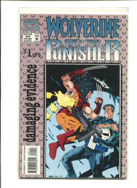 Wolverine And The Punisher 1993 #1-3 Complete Set Damaging Evidence Lot Comics