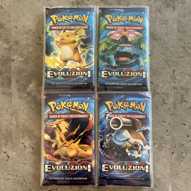 🔴 POKEMON XY EVOLUZIONI BUSTINE ARTSET 💥Pokemon💥 Charizard no psa vintage 🔴