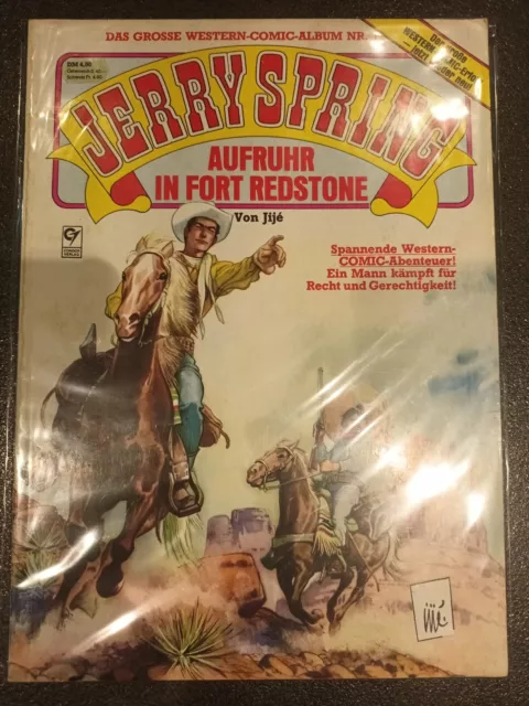 Jerry Spring - Aufruhr in Fort Redstone - Western-Comic 1 - Guter Zustand