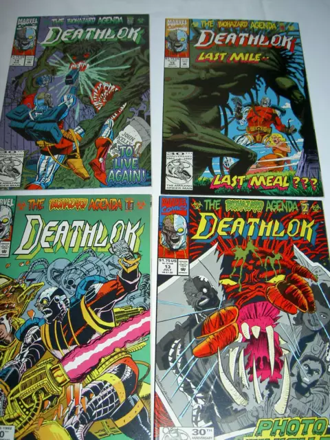 DEATHLOK : "The BIOHAZARD AGENDA". Complete 4 issue story. MARVEL. 1992