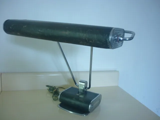 PIERRE et ANDRE MOUNIQUE / LAMPE DE BUREAU EDITIONS JUMO MODELE N71 VERS 1950