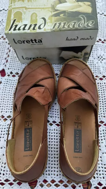 LADIES PAVERS LORETTA Tan Brown Sandals BNIB Size 40 7 Stretchy Side Straps 30.00 PicClick UK