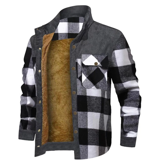 Men Thicken Fleece Coat Mens Party Business Long Sleeve Outwear Casual Coats