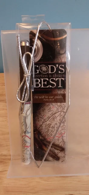 God's Direction Is Always Best Brown Pen And Bookmark