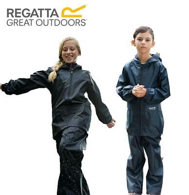 Regatta Kids Stormbreak Over Jacket & Over Trouser set Waterproof Set Boys Girls