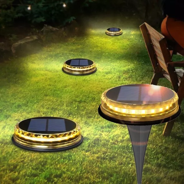 17LED Outdoor Solar Buried Light Landscape Light Garden Lawn Pathway Sensor Lamp