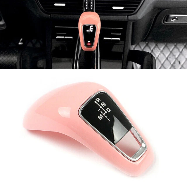 1 pezzo pomello cambio rosa ABS copertura assetto per Porsche Cayenne 2018-2021