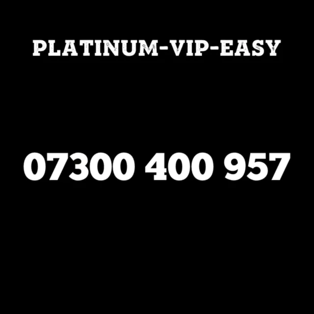 ⭐ Gold Easy Vip Memorable Mobile Phone Number Diamond Platinum Sim Card  300 400