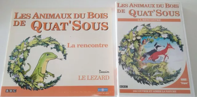 Les Animaux Du Bois De Quat'sous / La Rencontre / Livre + Dvd