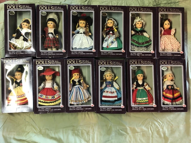 Lot Of 12 Dolls Of All Nations Collectors Baby Doll Barbie New In Box