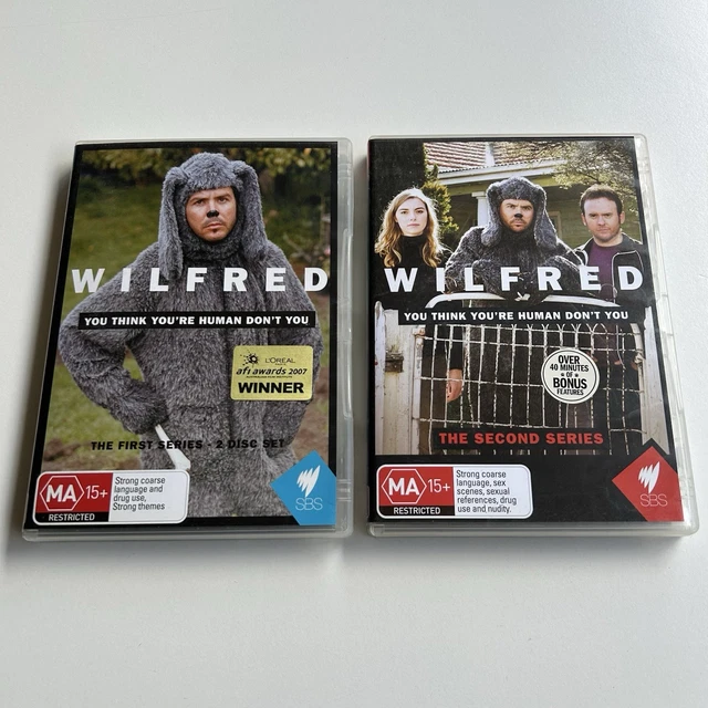 WILFRED SERIES 1 & 2 DVD Adult Comedy SBS 4 Disc Set Region 4 PAL  