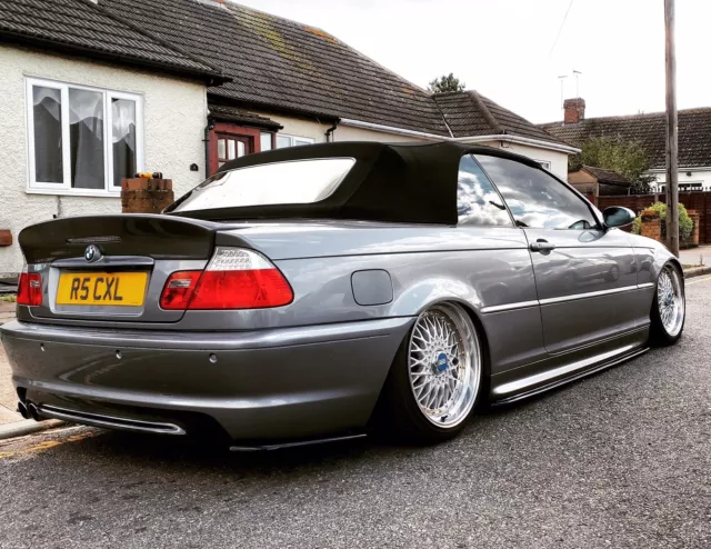 BMW E46 3er Seitenrock und Hecksplitter Spoiler M-Sport