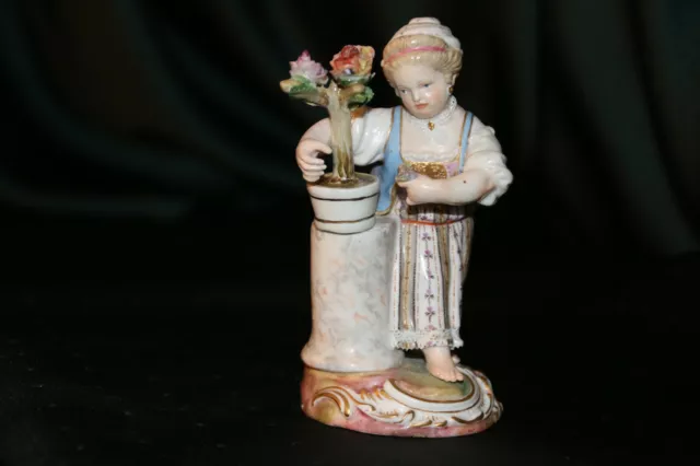 Meissen Figur " Blumenmädchen "