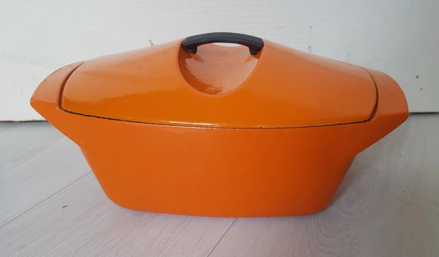 Mini Cocotte Le Creuset Vintage – Design Raymond Loewy, Occasion, Pour Gaz