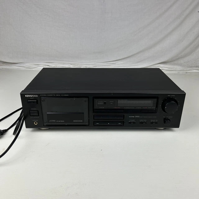 KENWOOD STEREO CASSETTE Deck KX2520, powers on but not working Repair