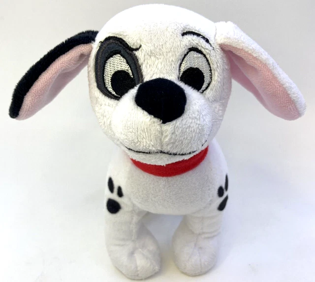 DISNEY STORE 101 Dalmatians Patch Puppy Dog Plush Stuffed Animal Red