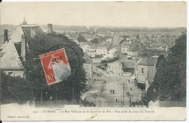 CPA-72 - le Mans - La Rue Voltaire and The District of / The Pre