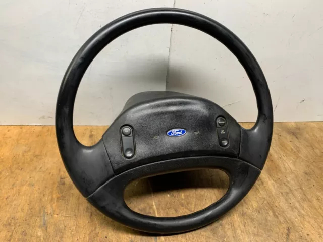 FORD OBS 92-96 Cruise VINYL steering wheel F150 BRONCO F250 F350 NON-AIRBAG OEM