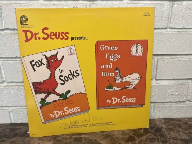 Dr. Seuss Presents: Fox In Socks + Green Eggs And Ham- LP Vinyl Record [VINTAGE]