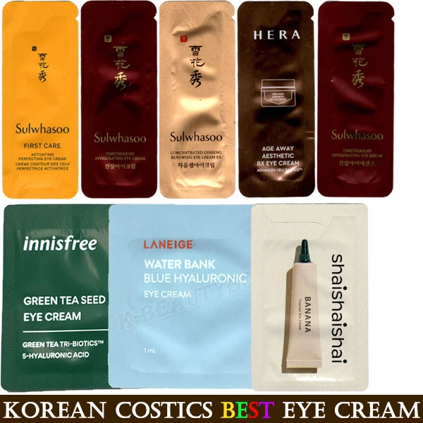 Best Eye Cream & Eye Serum Sample Eye Treatment Korean Cosmetics Made in korea