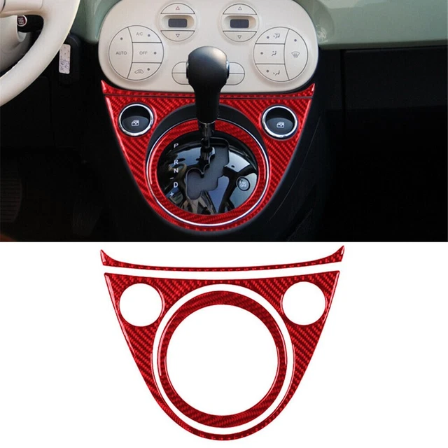 Garniture De Levier De Vitesse Carbon Around A/T Rouge/blanc Pour Toyota Hilux Revo 2015-2020 - Neuf