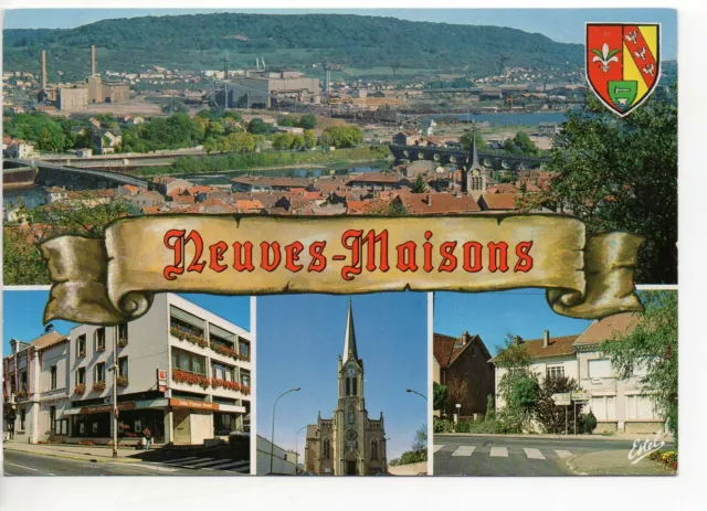 NEW HOUSES - Meurthe and Moselle - CPA 54 - multi view card