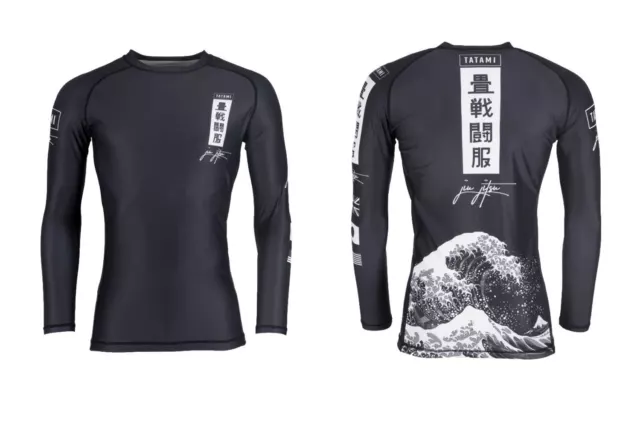 Tatami Kanagawa BJJ Rash Guard Adult MMA Compression Top No Gi Grappling Top