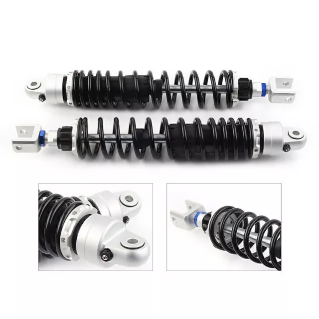 For Honda Yamaha Suzuki Motorcycle 400mm 15.7" ATV Air Shock Absorber Damper