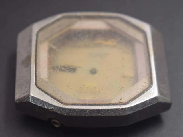 Seiko 6309 Mechanical Wrist Watch Stainless Steel Case For Parts Repair O 31747
