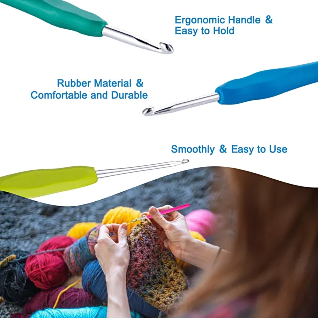 1 Pc/set Soft Handle Crochet Reusable Sewing Tools Household Hand Knitting