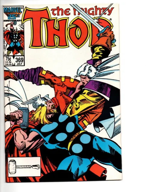 THOR #369 (July 1986) Marvel BALDER the BRAVE Simonson NM 9.4