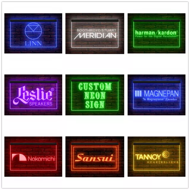 270102 Audio Studio Loudspeaker Shop Personalized Custom Neon Sign Light Display