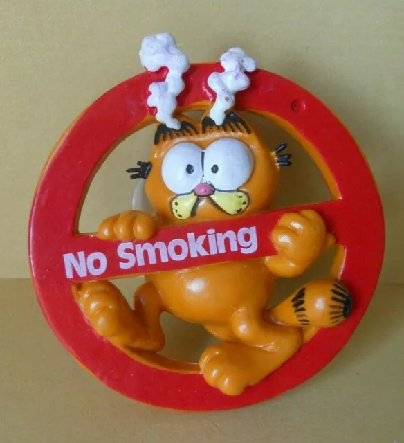 GARFIELD da BARBAPUFFO --GARFIELD NO SMOKING ventosa sucker GARFIELD